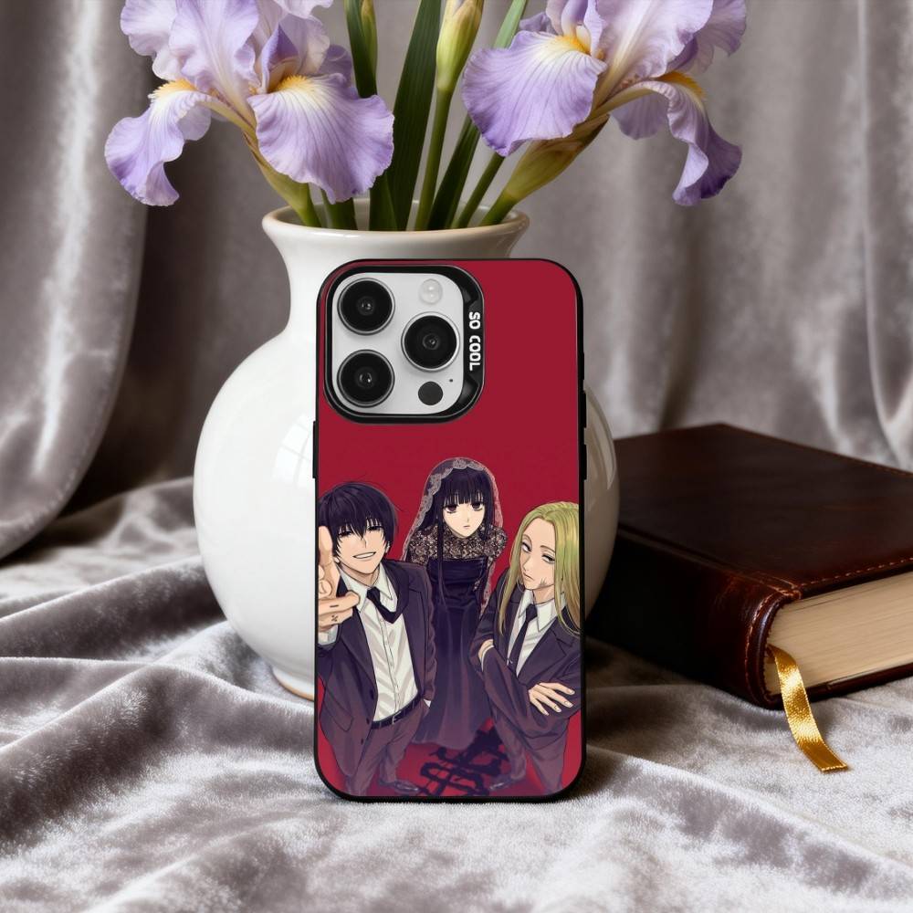 Чехол для телефона Anime S-Sakamoto-O D-Days для iPhone17,16,15,14,13,12,11 Plus,Pro Max Конфетный Посеребренный Внутренний Чехол