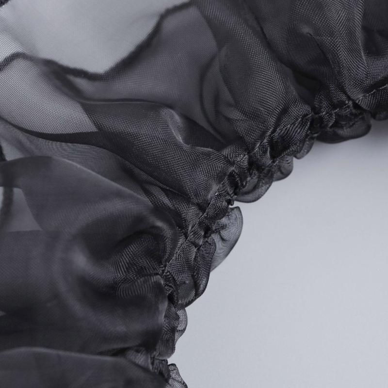 Винтажный воротник с оборками, галстук для косплея для девочек, викторианский воротник-стойка, лацкан, средневековый косплей, викторианский галстук с оборками, воротник