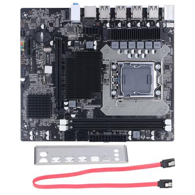 Материнская плата X58 2 DDR3 LGA 1366 контактов Игровая материнская плата Поддержка памяти ECC USB2.0 Порт SATA PCB