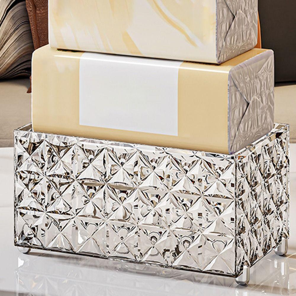 European Style Tissue Storage Box Minimalist Paper Container Creative Light Luxury Napkin Box Car