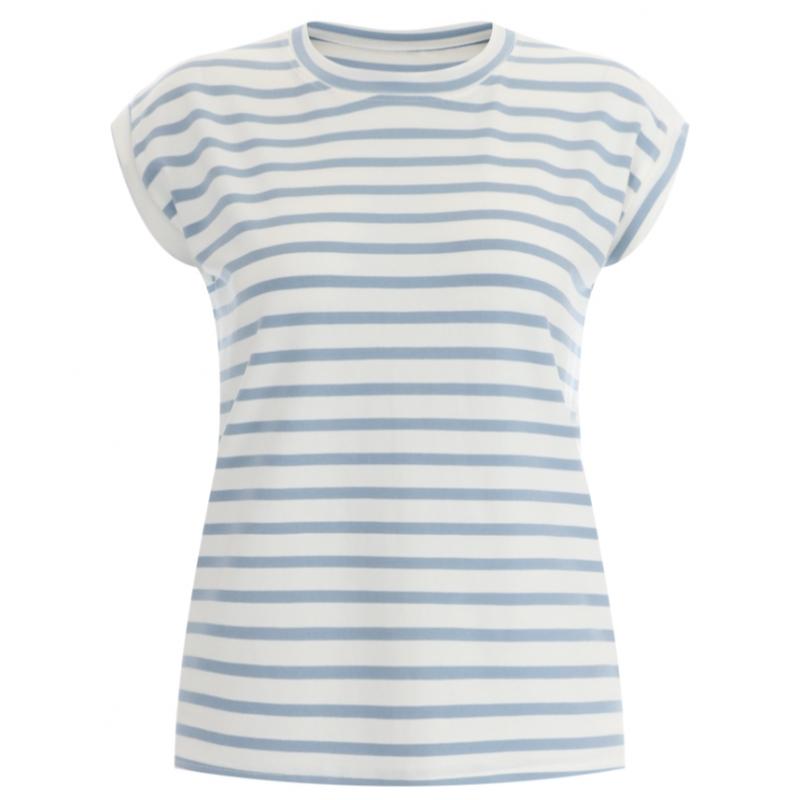 Shop Women Stripe Sleeveless Regular Fit Black Dai Wsh 12088