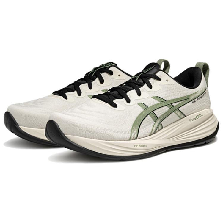 Asics Мужские беговые кроссовки GEL-CUMULUS 27 Бело-зеленые 1011C092-100