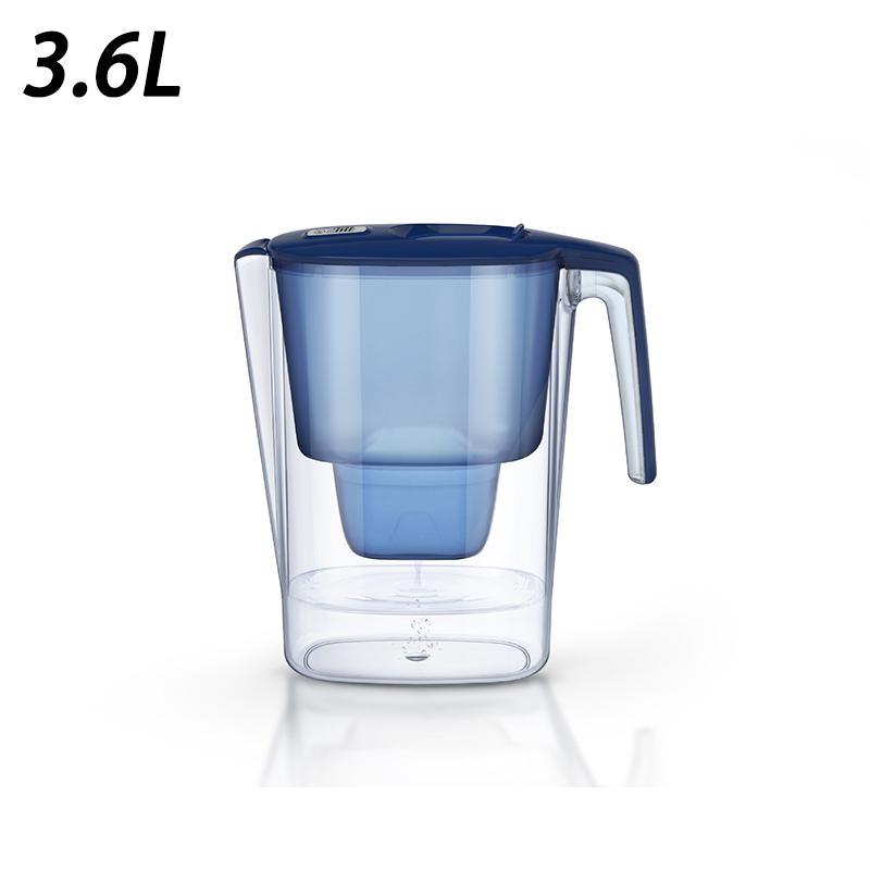 Бытовой кувшин-фильтр для воды Удаляет накипь и хлор Большая емкость Стерилизует и уменьшает содержание хлора
