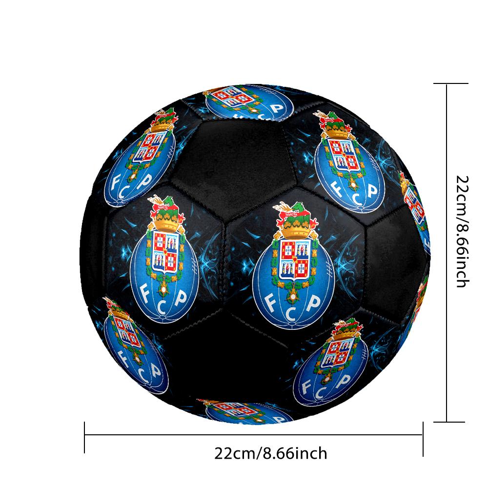 SIZE 5 Futebol Clube do Porto Soccer Ball Colorful All Ages Machine Stitched PVC Competition Ready Durable High-Bounce