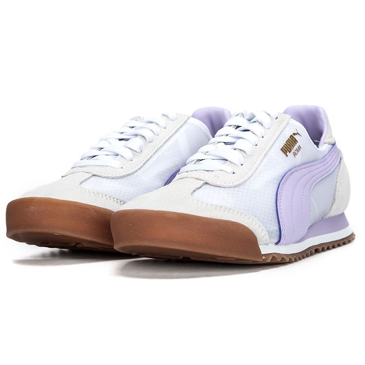 Puma Кроссовки Roma OG T White Lavender Unisex Золото 387241-06