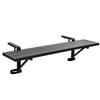 VEVOR Balcony Hanging Table 1245 x 240 mm 27 kg Balcony Railing Bar Table, for Outdoor Patio Garden Deck Use, Fits 25-65 mm Rails
