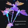 Internet Celebrity Flash Butterfly, Handheld Luminous Butterfly with Colorful Wings That Move, Hot Sale