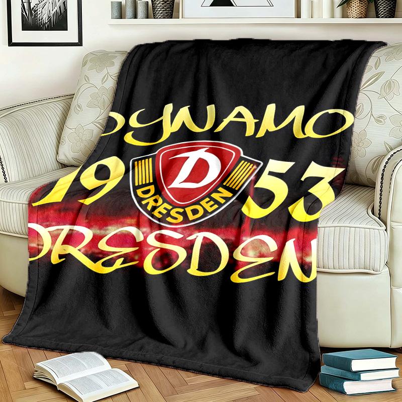 SG Dynamo Dresden Theme Blanket Suitable For Beds Sofas And Camping Perfect For Both Men And Women Comfortable Bedding All Year Round