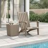 VidaXL Garden Chair Adirondack Light Brown Polypropylene 364166