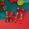 Cross-border Christmas Cartoon Earrings: Cute Snowflake, Snowman, and Cookie Designs for Women