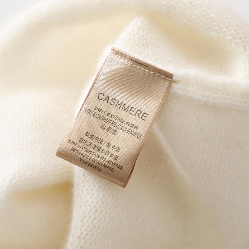 [Customization]% cashmere soft waxy skin-friendly hat cashmere hat supports customized color LOGO spot