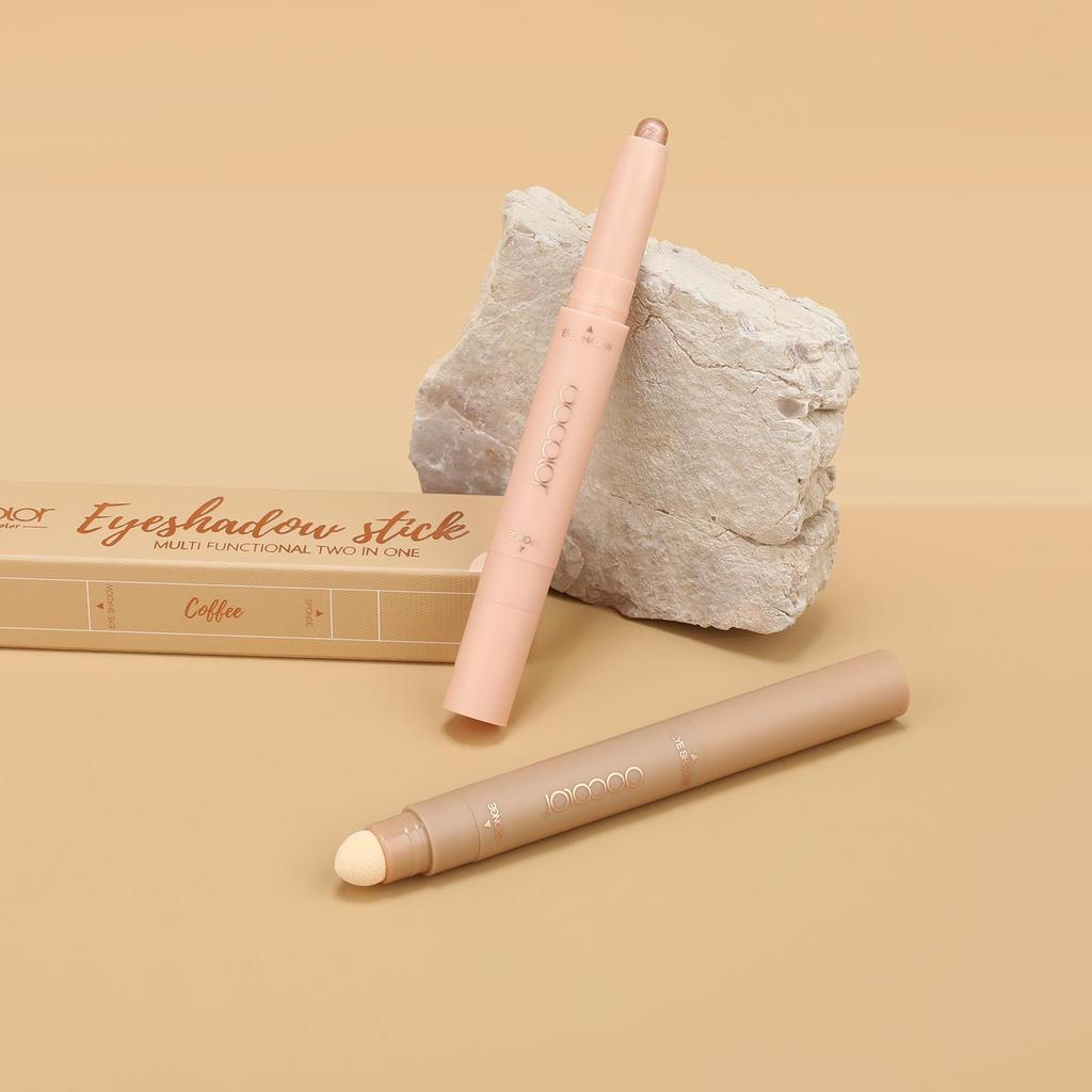 Docolor 2 шт. тени для век с двойной головкой, гладкий кремовый хайлайтер, осветлитель глаз, водостойкий и долговечный набор для макияжа глаз