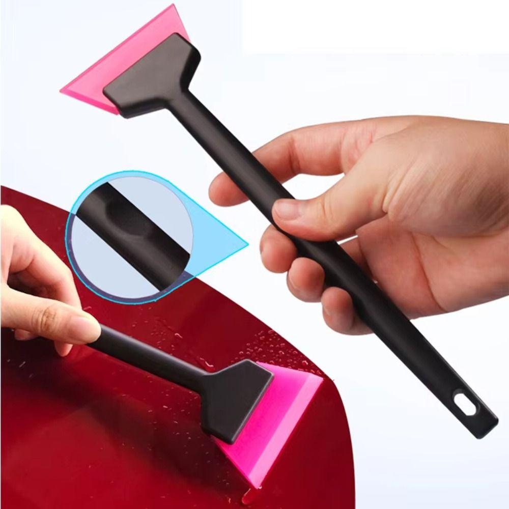 Flexible Rubber Dual-Ended Rubber Squeegee Small Handle PPF Squeegee Window Tint Application