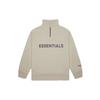 Fear of God Essentials FW20 Half Zip Fleece Sweatshirt Unisex Tops Olive FOG-FW20-200