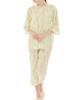 Пижамный комплект Takashima Chijimi Suzuran Пижама с рюшами Желтый [Наруэ] Женский