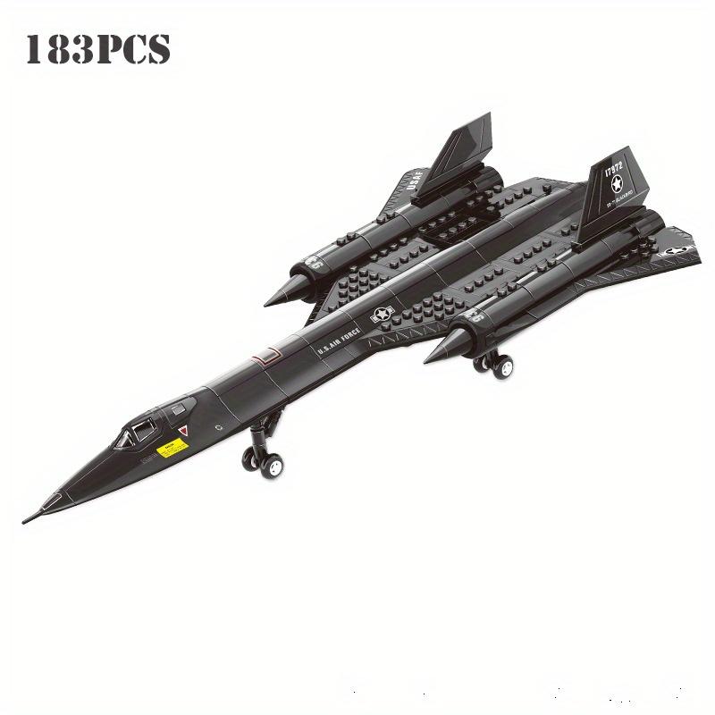 183 шт. Военный SR-71 Blackbird Разведчик маленькие технические блоки, коллекционные блочные игрушки на Хэллоуин, рождественские подарки