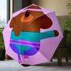 Bee's Rainbow Adventure Umbrella Folding umbrella, automatic umbrella 8-Frame for Travel, camping Use Gift for Halloween Christmas