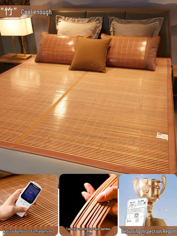 2026 Free Shipping Bamboo Summer Mat for Dorms - Single Bed Straw Mat 90cm