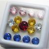 10 pcs Natural Sapphire Mix Color Round Cut   Loose Gemstone Lot