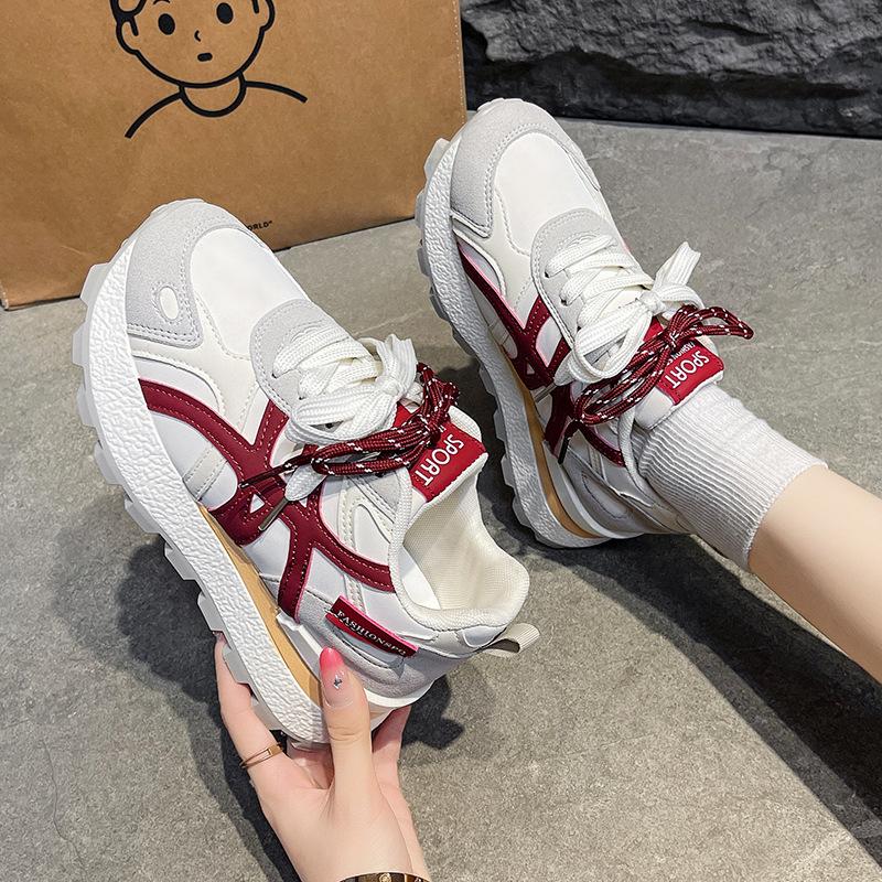 Платформа обувь Форрест Гамп осень и зима 2025 новый универсальный модный взрыв легкий кожаный повседневный спортивный обувь дети