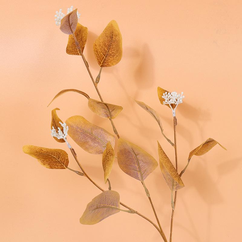 Искусственные листья эвкалипта с фруктами и цветами для домашнего или свадебного декора