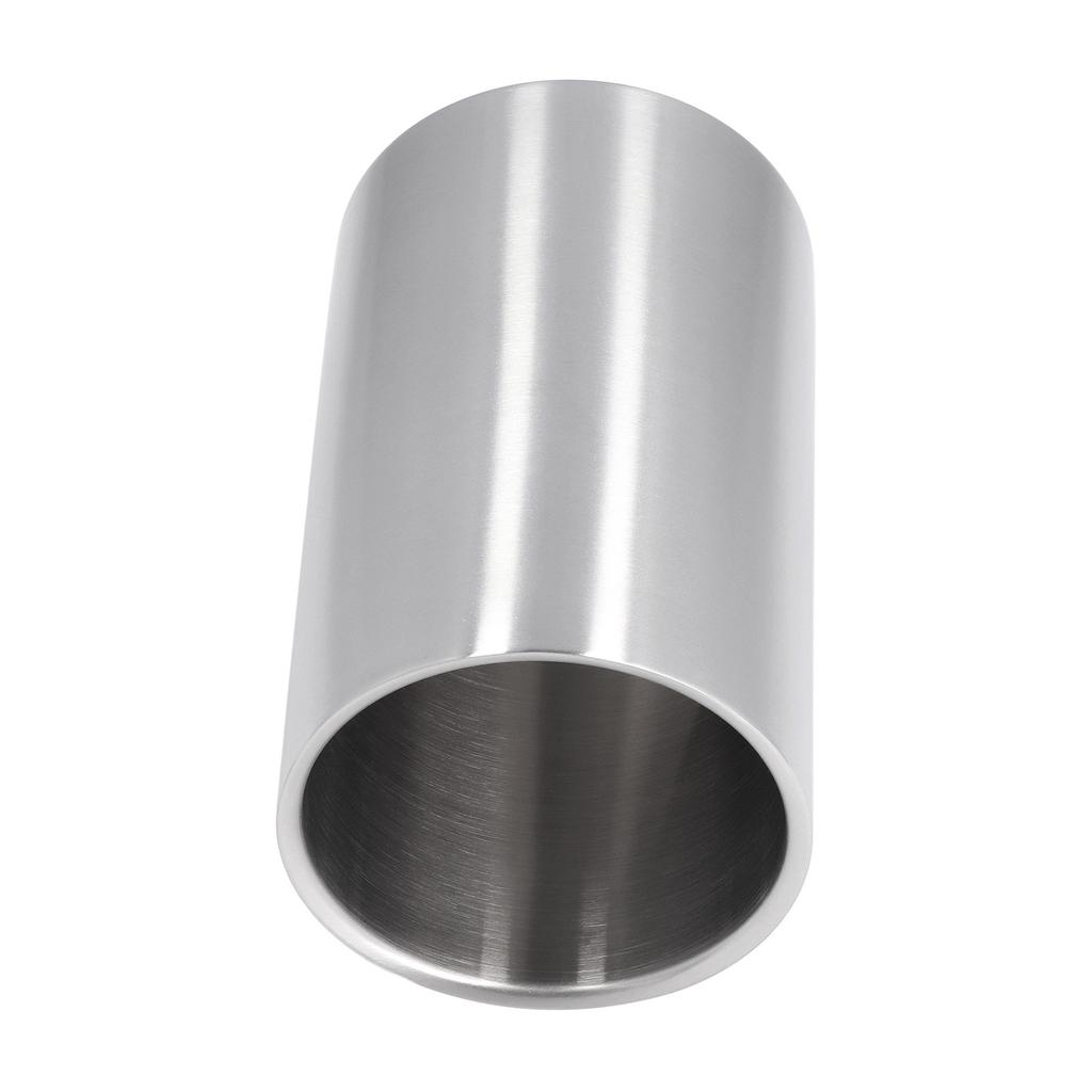 Wine Bucket Slim Straight Shape Silver Double Stainless Steel Contemporary Style Wine Bottle Cooler