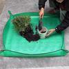 Indoor Green Plant Square Transplanting Potting Mat Foldable Waterproof Thickened Gardening Mat for Transplanting and Mess Control