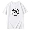 Unisexs Black Tshirt 100 Cotton Short Sleeve Tshirt Male Funny Fashion Aphex Twin Short Sleeves Cotton Comfortable Round Neck
