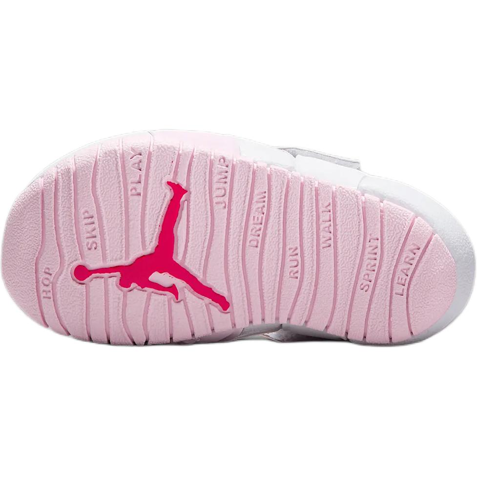 Jordan Flare Abrasion Resistant Slip Resistant Low top Toddler Shoes Foam Pink/White/Fire Red Infant And Toddler CI7850-608