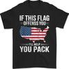 If This Flag Offends You I'll Help You Pack American Flag Patriot Unisex T-Shirt