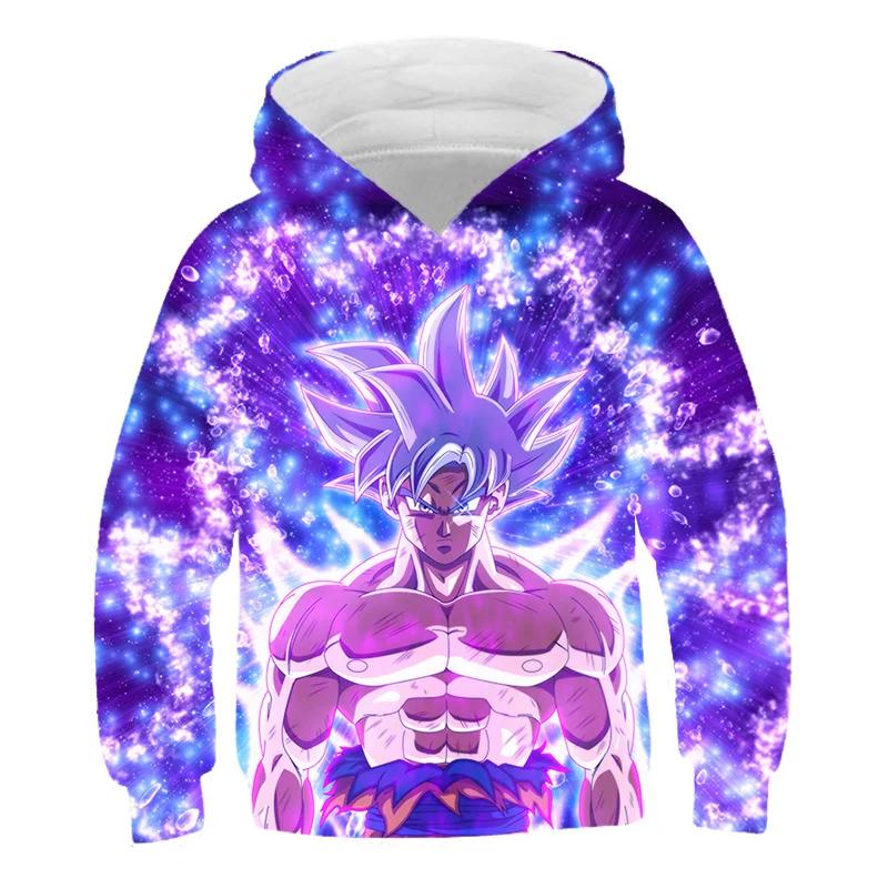 Модная Толстовка Dragon Ball Z Для Мужчин Мальчиков футболка3D Печать Свитшот Свободный Длинный Рукав Весна Осень Гоку Вегета Пуловер