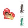 Heart Embossed Biscuit Kit + 2 Brown and Green Chocolate Pens