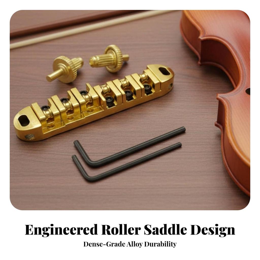 LP Roller Bridge Lo-Profile Precision Engineered for Guitarists