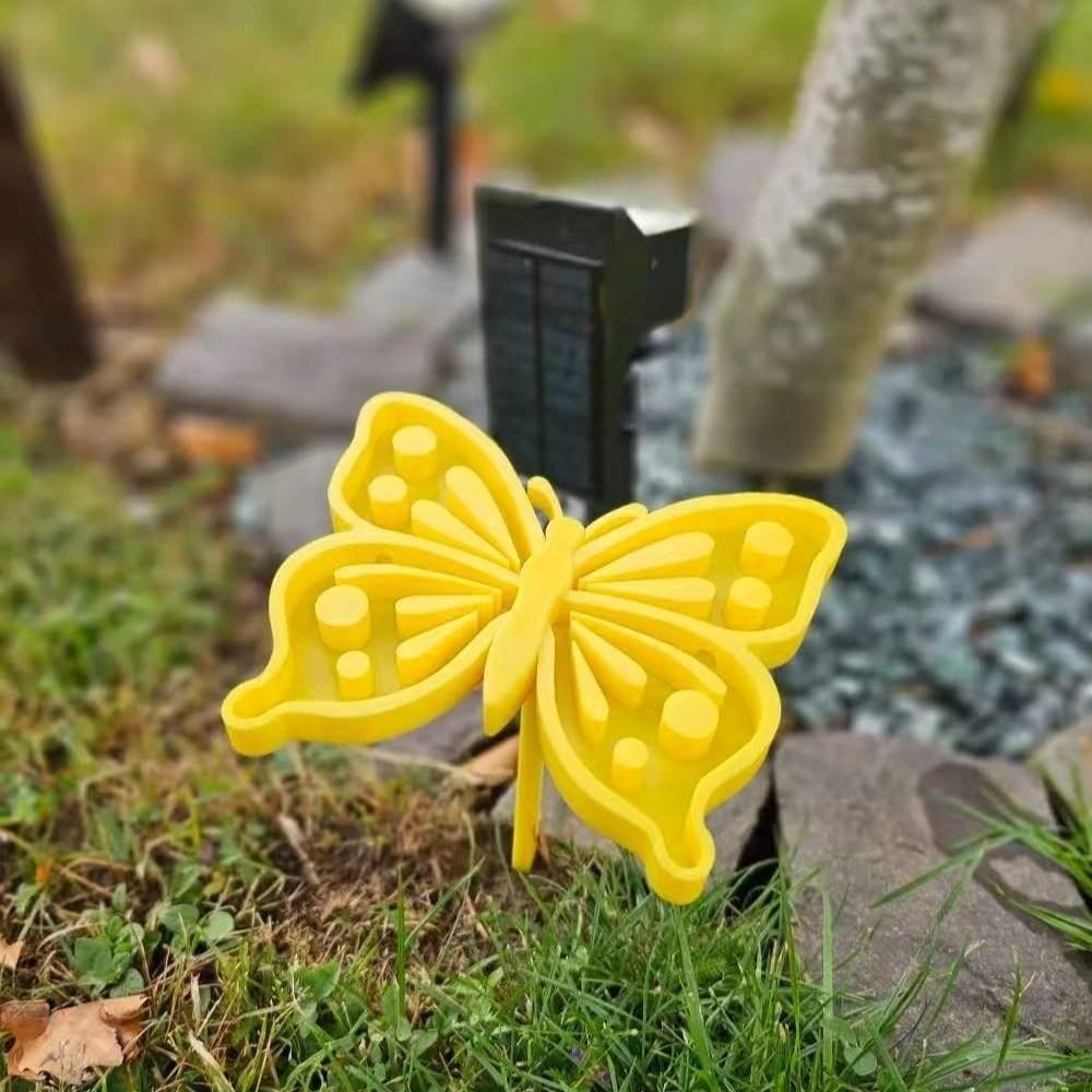 3D Printed Insect Drinking Cup Plastic Artificial Butterfly Bee Watering Station Home Decor