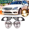 Для Mercedes Benz C-Class W204 AMG 2008 2009 2010 Автомобильный стайлинг Передняя противотуманная фара Со светом + Накладка на решетку