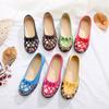 Туфли на плоской подошве, женские туфли-лодочки, 2024, обувь для народных танцев с цветочным узором, легкие удобные сандалии, женские Zapatos de mujer