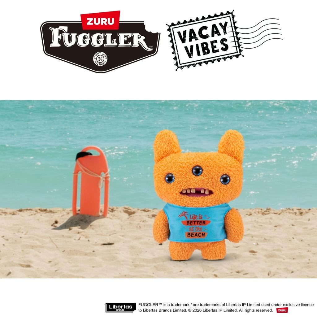 Fuggler VACAY VIBES Reek-O - оранжевая плюшевая игрушка (15714B) аутентичный