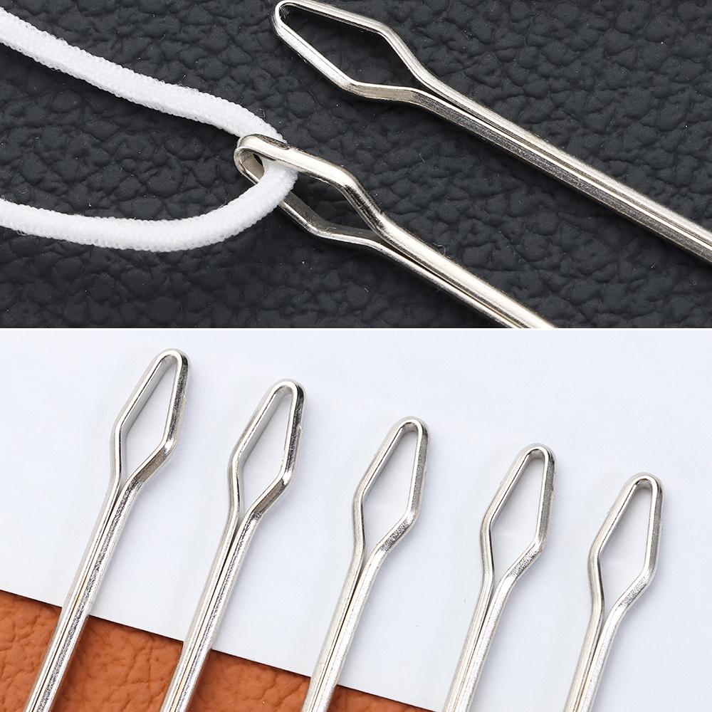 Tools Clip Tweezers Elastic Rope Threader Wearing Threaders Guide Stainless Steel Easy Threaders