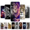 Чехол для HONOR 30i, мягкий силиконовый чехол из ТПУ для Huawei Honor 30i, чехол LRA-LX1, чехол для телефона Honor30i 30 i, бампер, волк, тигр, лев, медведь