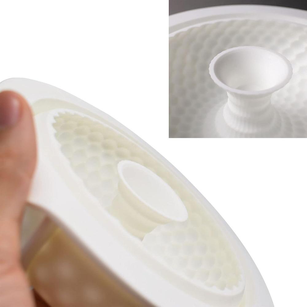 Круглая силиконовая форма Французский десерт Антипригарные формы Сделай сам Форма цветка лотоса для приготовления шоколада, хлеба, мусса, желе Форма для выпечки