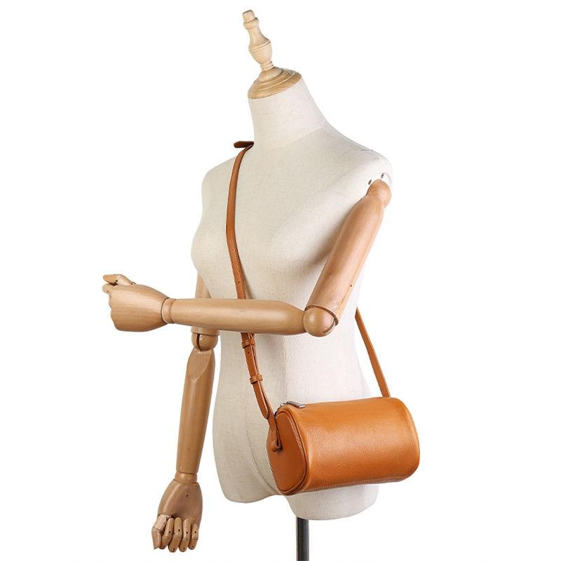 Genuine Leather Shoulder Bags for Women Vintage Pillow Bag Casual Fashion Crossbody Bag Purse GZW