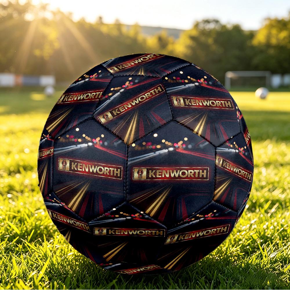 Kenworth Print Standard Size 5 Soccer Ball Durable Shock?Absorbing Ball For Training Match Outdoor Play