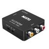 RCA To HDMI Conversion Converter GANA AV To HDMI Converter AV2HDMI USB Cable Included Audio Transfer Switching To HDMI Converter 1080/720P (Composite