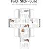 2026 Cube Desk Calendar – Small 10×10 cm Desktop Block Calendar with Cute Cat Photos & Quotes, Mini Desk Decor for Home & Office, Cat Lover Desk
