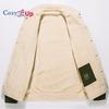 Cozy Up Thickened Lamb Fleece Flip Collar Workwear Cotton Coat for Men