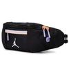 Тканевая сумка-слинг, поясная сумка маленькая унисекс черная Jordan JD2343013TD-001