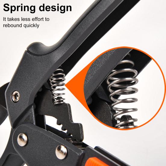 Секатор с ультра острыми лезвиями, эргономичной ручкой, предохранительным механизмом, многоцелевой ручной секатор, садовые ножницы