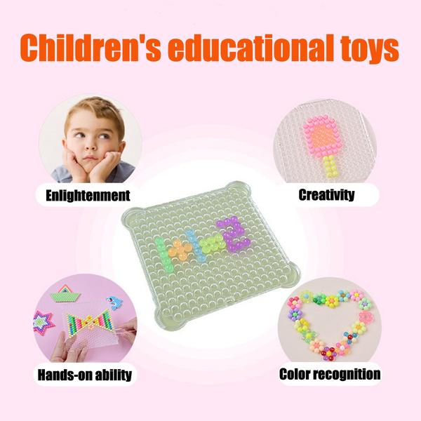 2400pcs DIY Fuse Bead Plastic Perler Beads Toys Funny For Kid DIY Crafts Gift