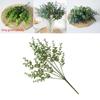 Искусственный эвкалипт робуста Смит ветка с 5 клыками для свадебного декора и уличного украшения