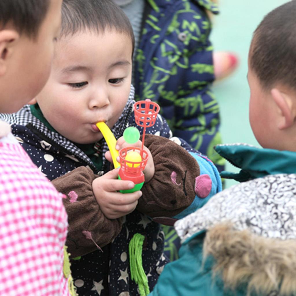 Montessori Magic Blowing Pipe Floating Ball Game Kids Birthday Party Favors Keepsakes Carnival Christmas Party Educational Toy